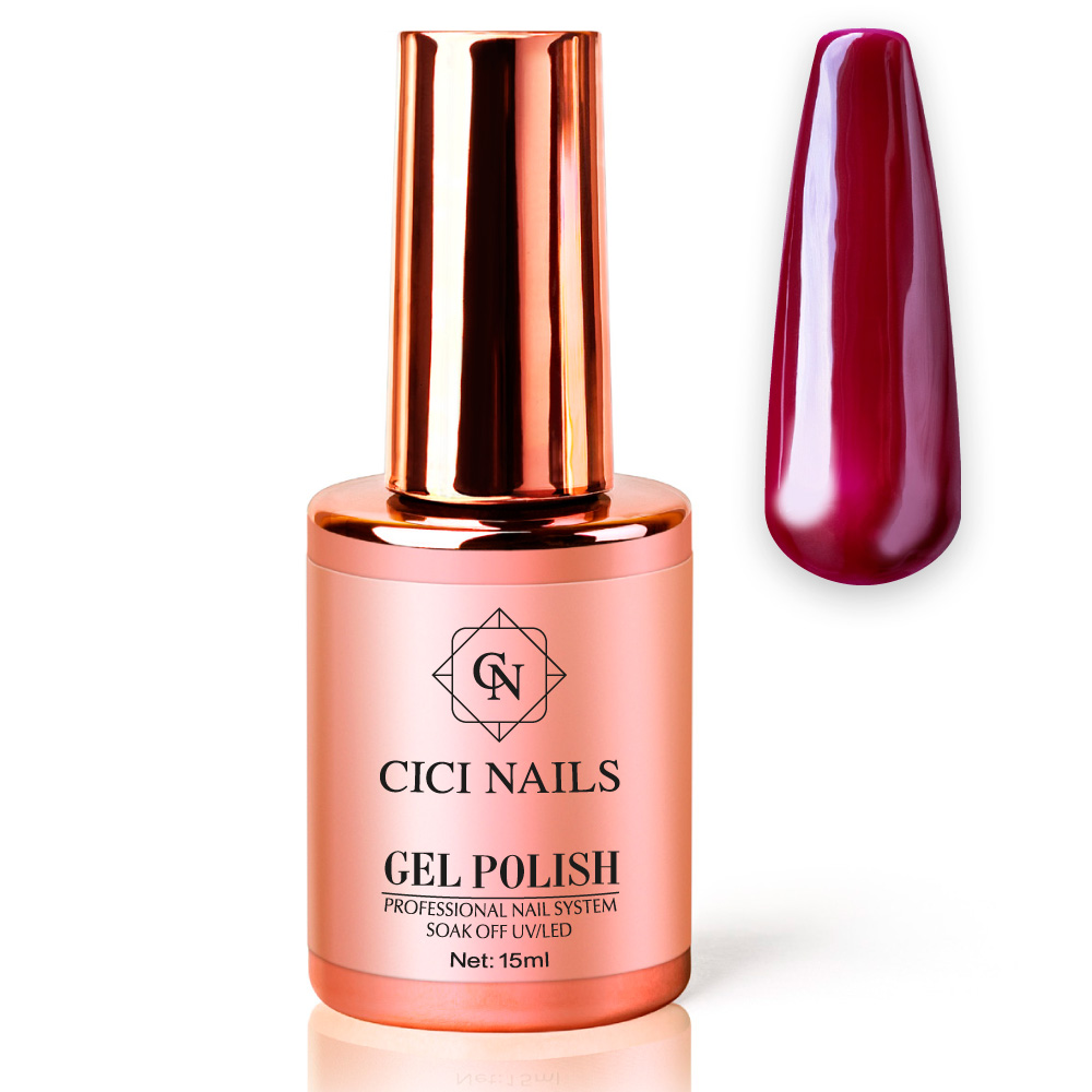 gel polish melinda 52 round crveni trajni lak