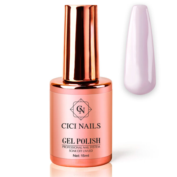 gel polish milky lilac round milky trajni lak