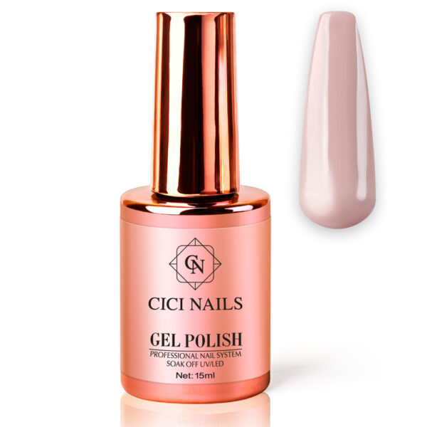 gel polish milky nude round nude bež trajni lak