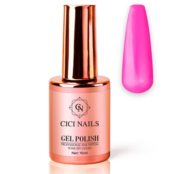 gel polish neon pink 32 round neon roza trajni lak roza nokti cici nails slavonski brod