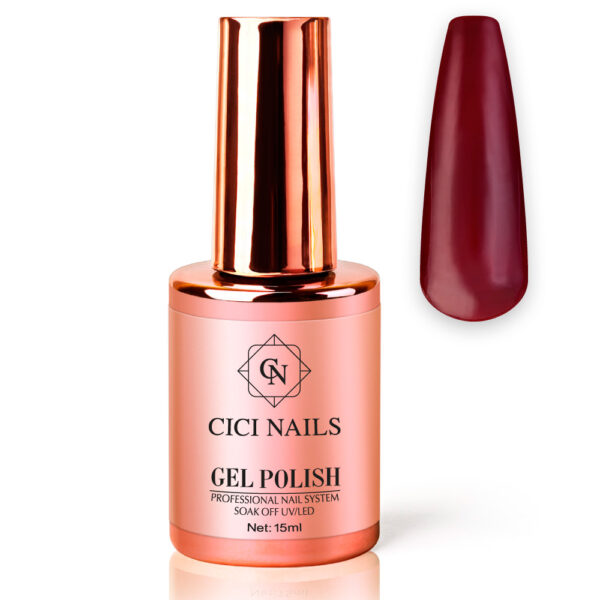 gel polish passion round tamno crveni trajni lak cici nails