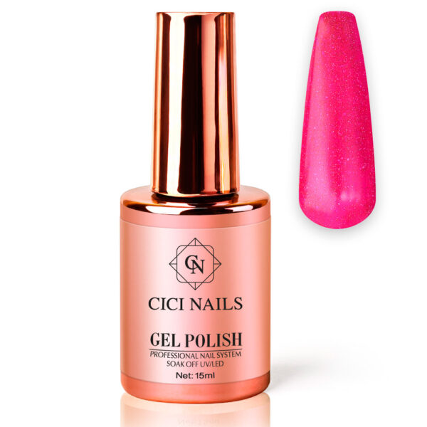 gel polish pool princess 93 round roza trajni lak