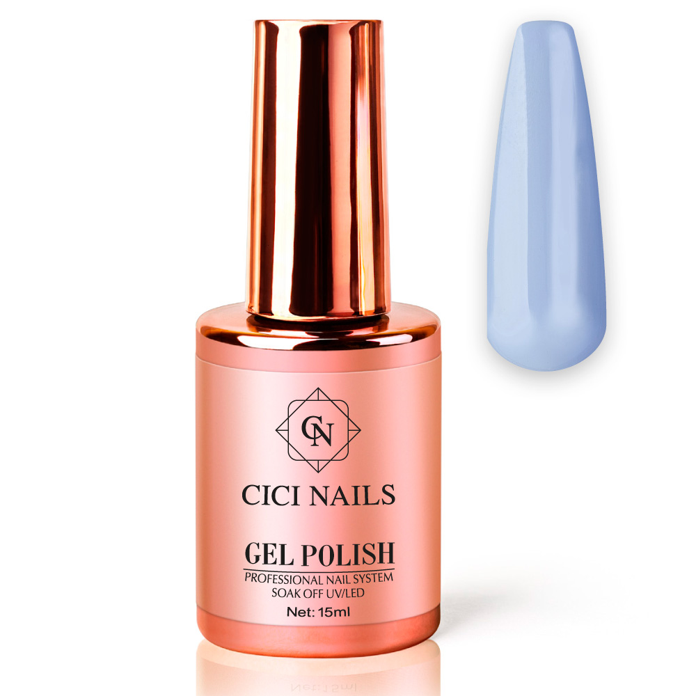 gel polish lilac round plavi trajni lak