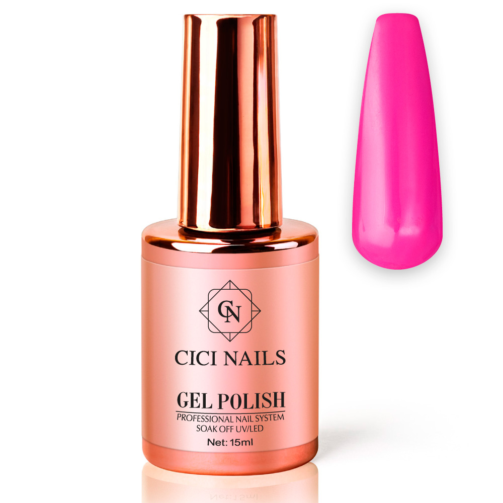 gel polish summer 24 round roza trajni lak