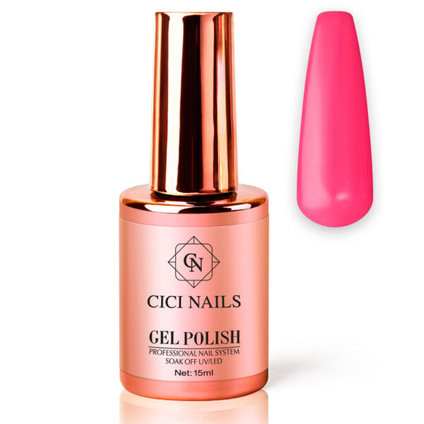 gel polish sweet melon 84 round crveno roza trajni lak