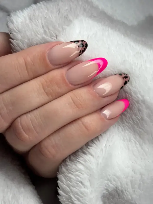 topla koraljna neonska nijansa trajni lak cici nails