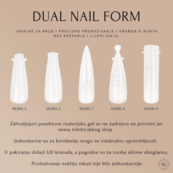 dual form modeli 5 6 7 8 9 oblici