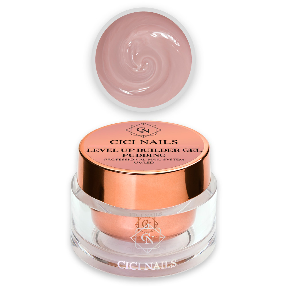 level up builder gel pudding cici nails