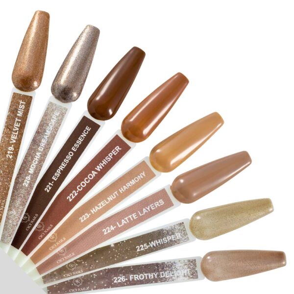 mocha mist collection lepeza Cici Nails