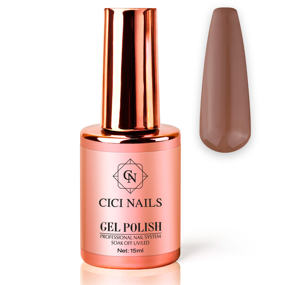 Cici nails smeđi gel lak nokti smeđi trajni lak smeđa boja za nokte čokoladna boja za nokte kakao boja za nokte