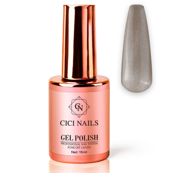 Cici nails smeđi gel lak za nokte cat eye smeđa cat eye boja smeđi cat eye smeđi trajni lak