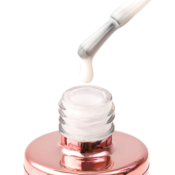build base white glimmer bijela sa sitnim šljokicama baza za nokte