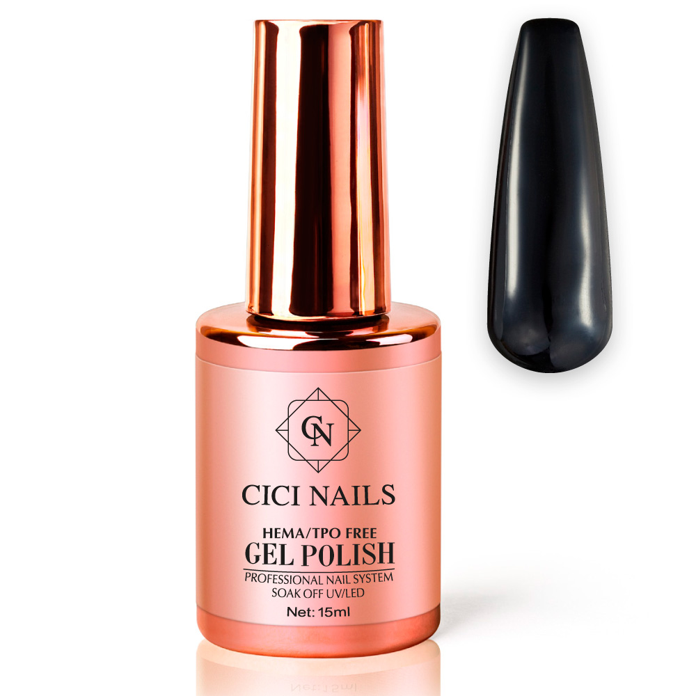 crni trajni lak hema/tpo free boja za nokte crna hema/tpo free boja cici nails