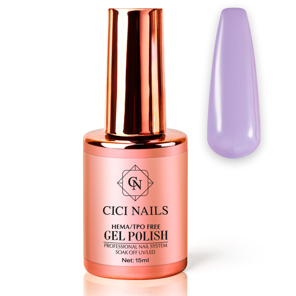 svijetlo ljubičasti trajni lak hema/tpo free boja za nokte svijetlo ljubičasta hema/tpo free boja cici nails