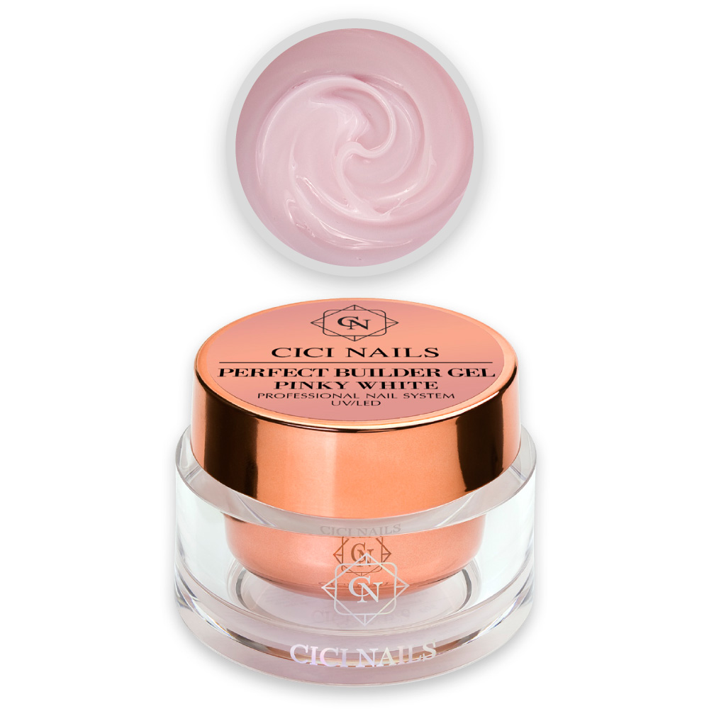 perfect pinky white – profesionalni gradivni gel svijetlo roza cici nails slavonski brod