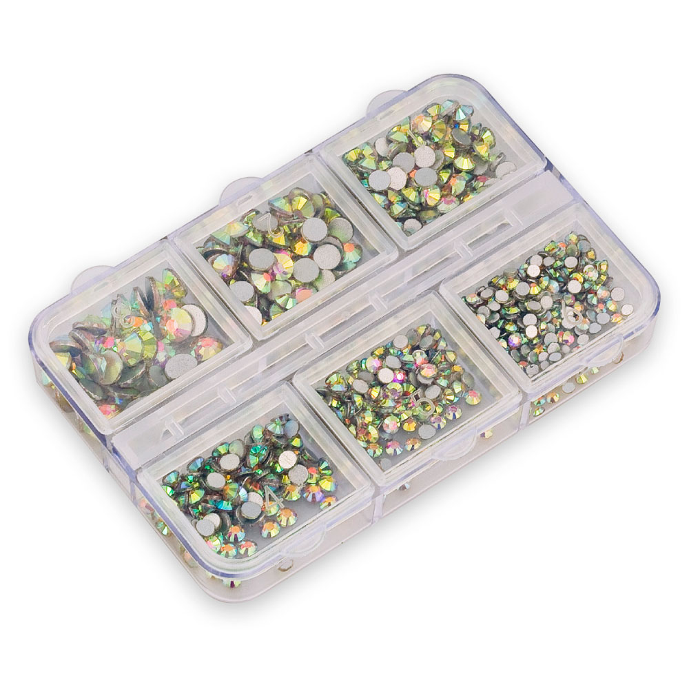 nail art box s ab cirkonima za nokte cici nails