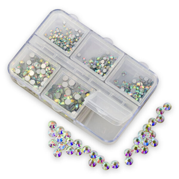 cici nails nail art box s ab cirkonima za nokte
