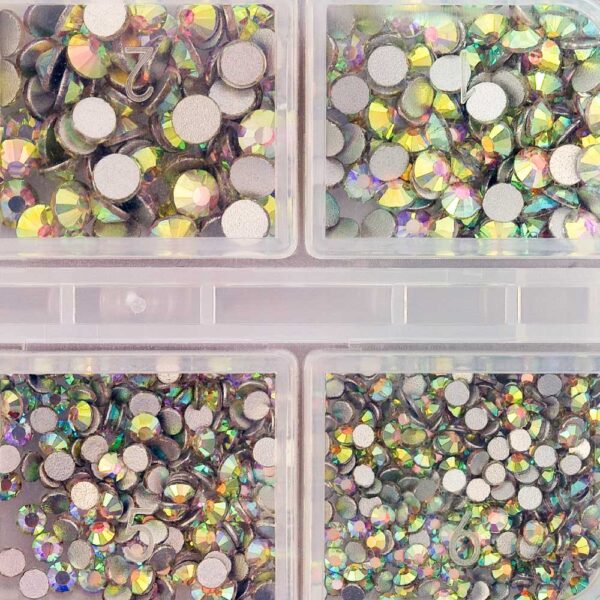 nail art box s efektom ab cirkonima prelijevanje boja