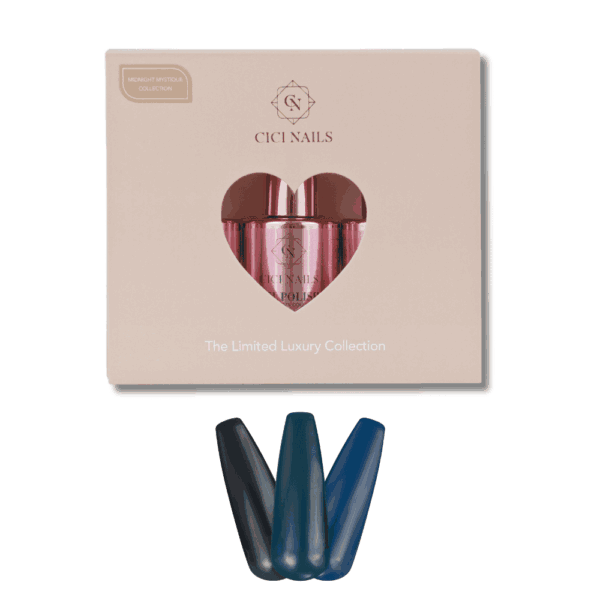 midnight mystique collection box s tamne boje za nokte trajni lak cici nails