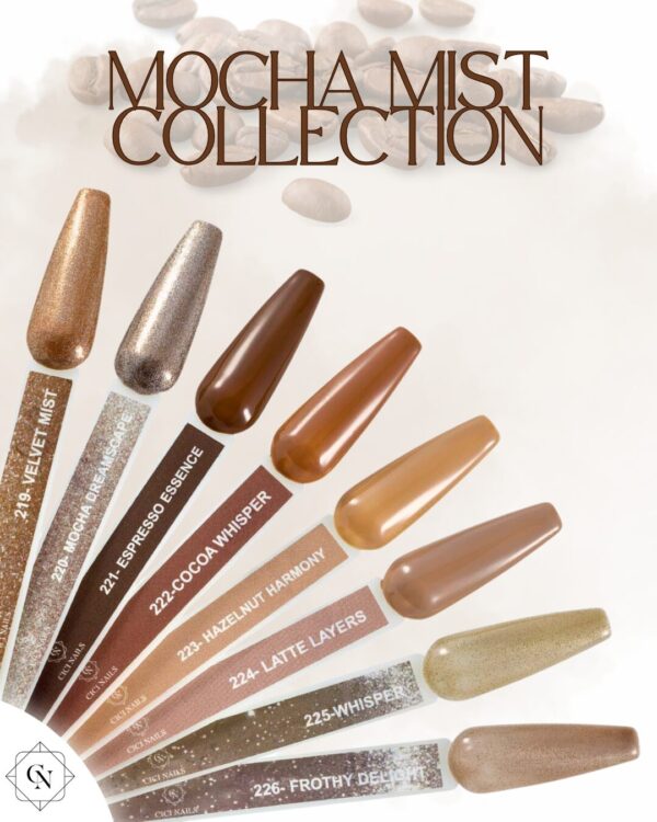 mocha mist collection trajni lak cici nails