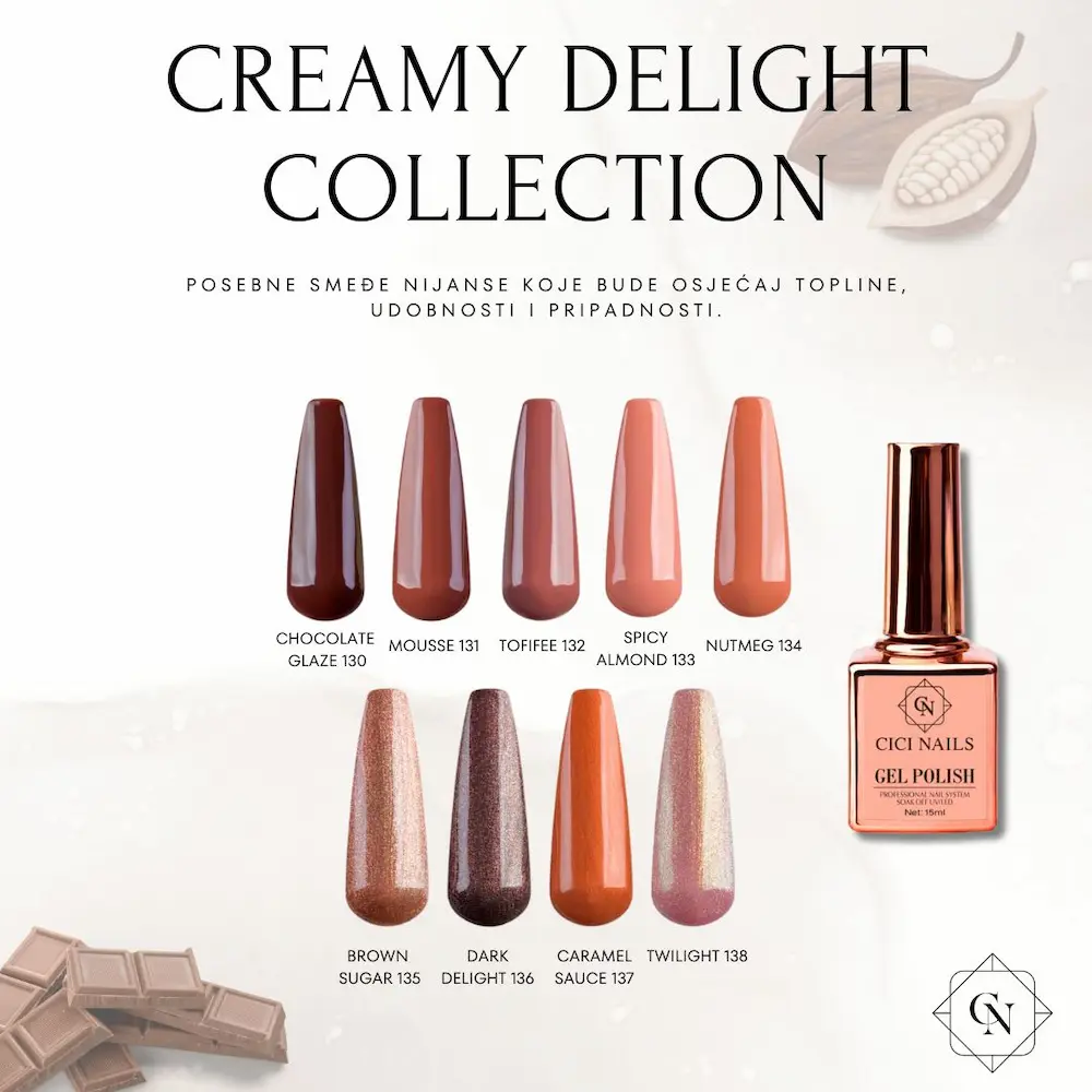 creamy delight collection paleta cici nails