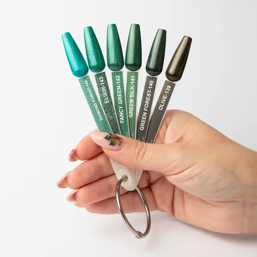 green glitterfall collection
