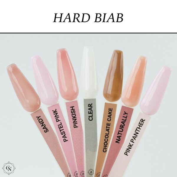 hard biab blush milkshake 15 ml gradivni gel lak u nježno roza nijansi cici nails