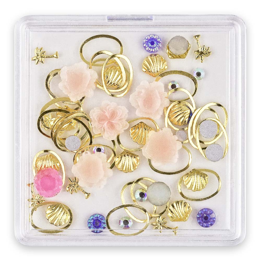 mix raznih ukrasa za nokte – nail art