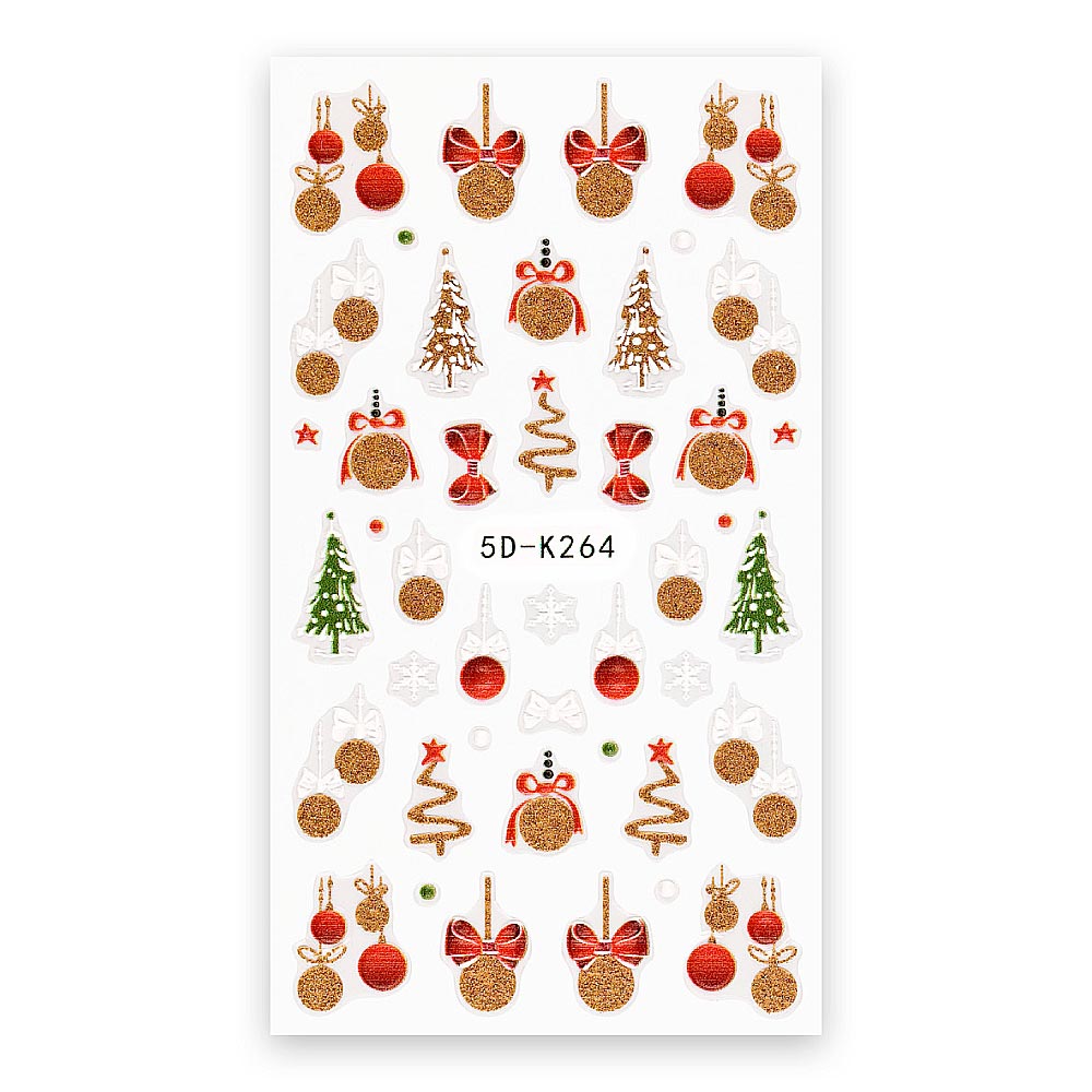 5d k264 zimske naljepnice za nokte – nail art cici nails zimski nokti slavonski brod