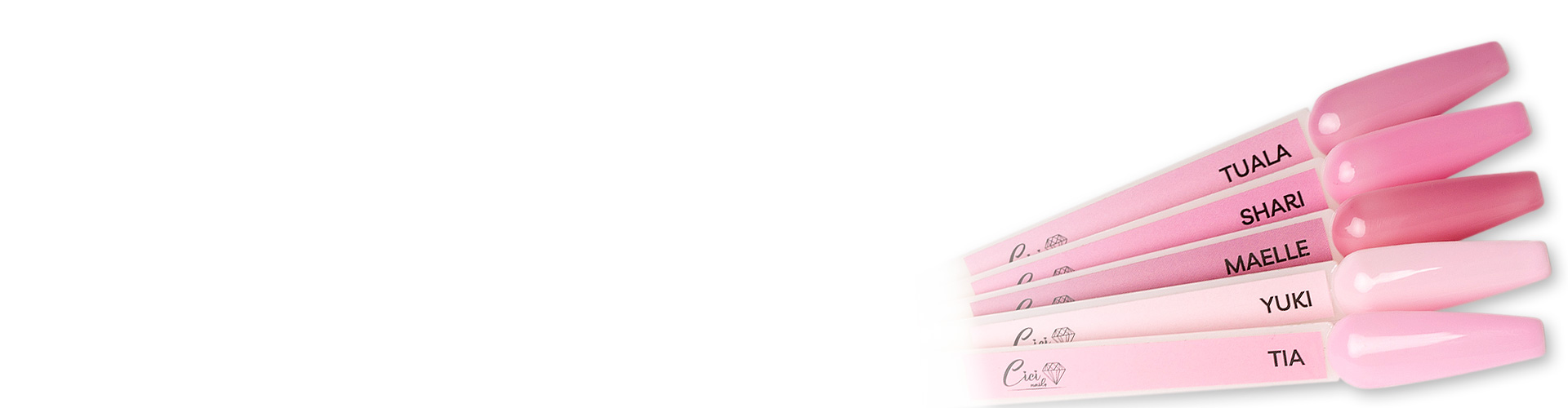 semi transparent pinky collection