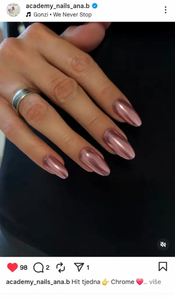 cici nails chrome
