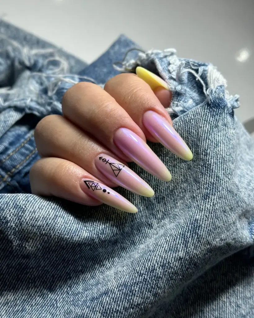 geometrijski ombre
