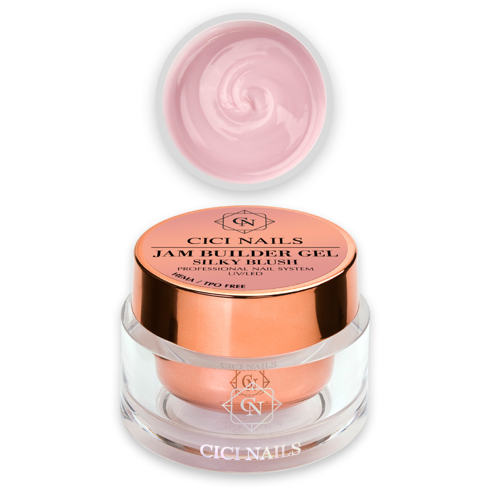 jam builder gel silky blush 30g 15g 50g cici nails slavonski brod gradivni gel