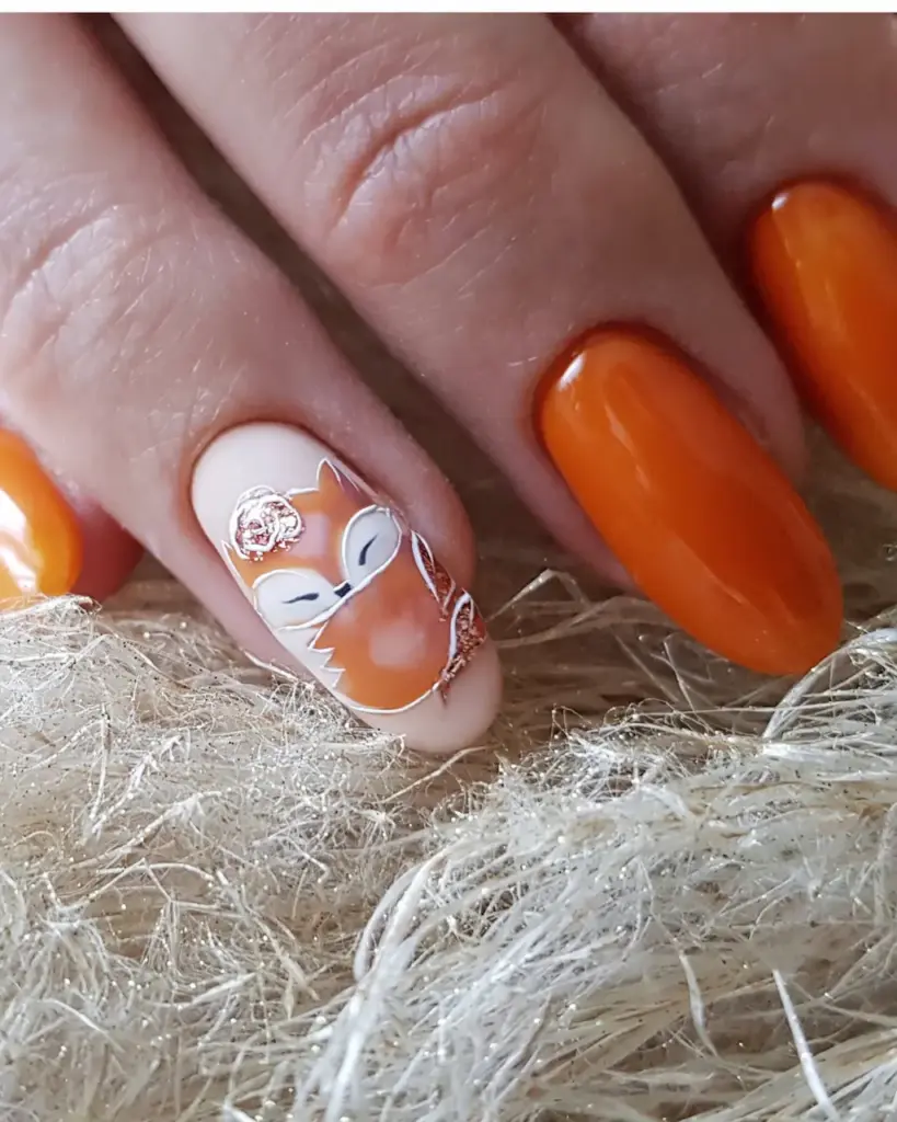 jesenski nail art