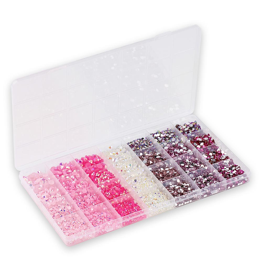 rozi kristalni mix za nokte cirkoni nail art cici nails slavonski brod