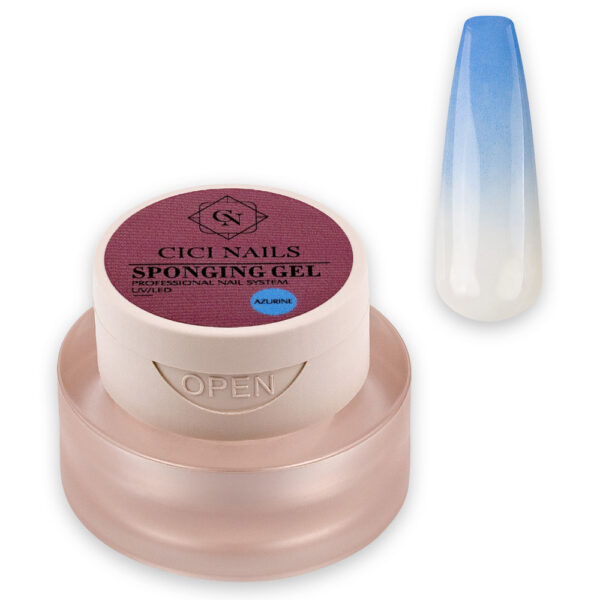 sponging gel azurine – alat za besprijekoran ombre efekt plavi gel za tapkani ombre