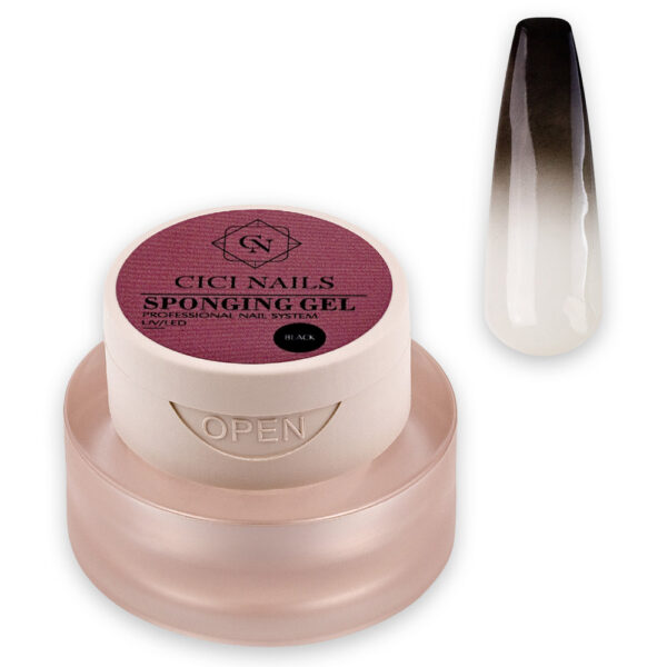 sponging gel black stvorite savršene ombre u trenu crni gel za tapkani ombre