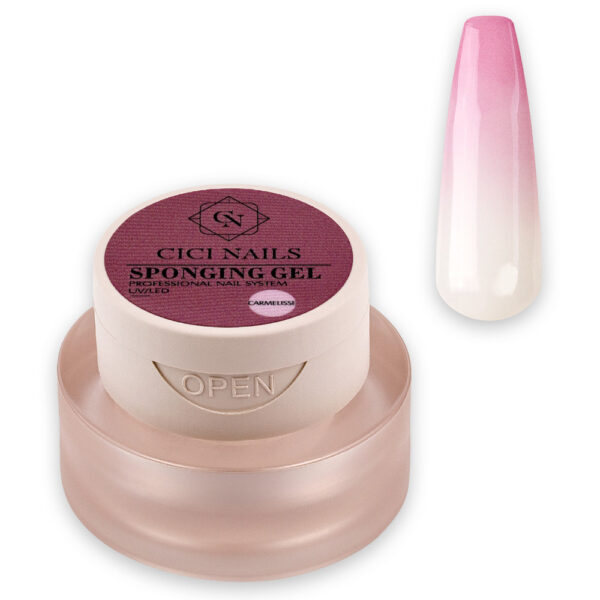 sponging gel carmellisse profesionalni ombre za svaku manikuru roza gel za tapkani ombre cici nails