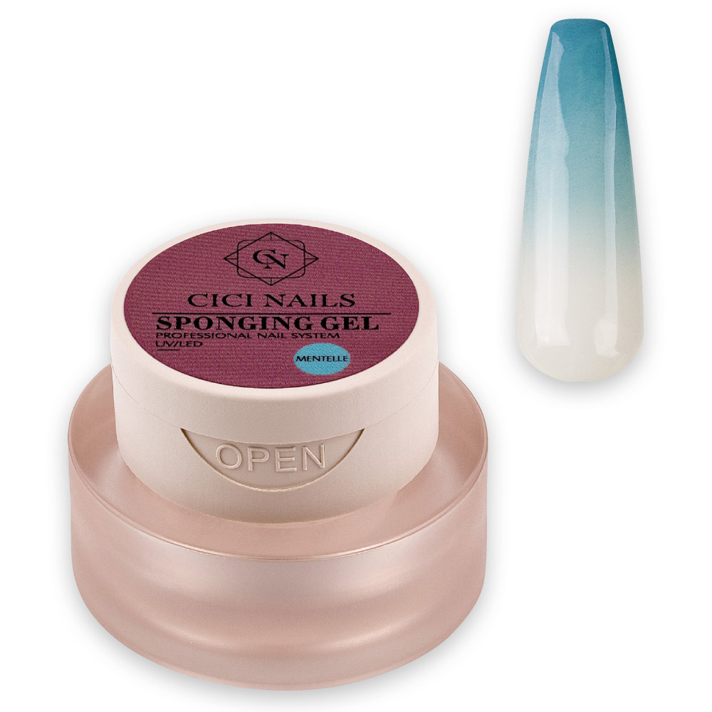 sponging gel mentelle za savršeni ombre look tirkizni gel za tapkani ombre