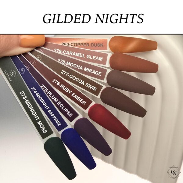 gilded nights collection matt verzija cici nails