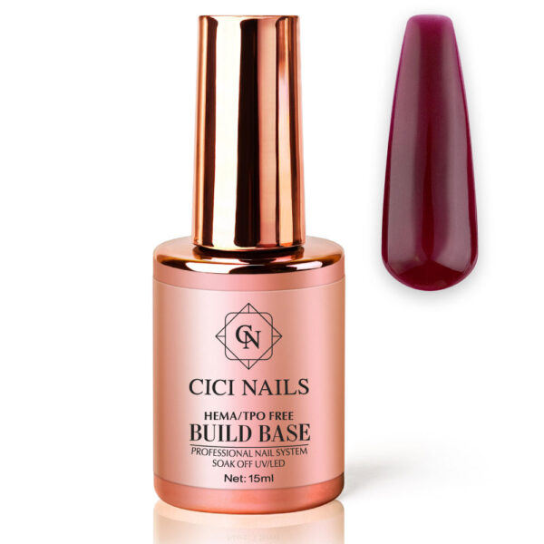build base cherry kiss 15ml tamno crvena nijansa cici nails