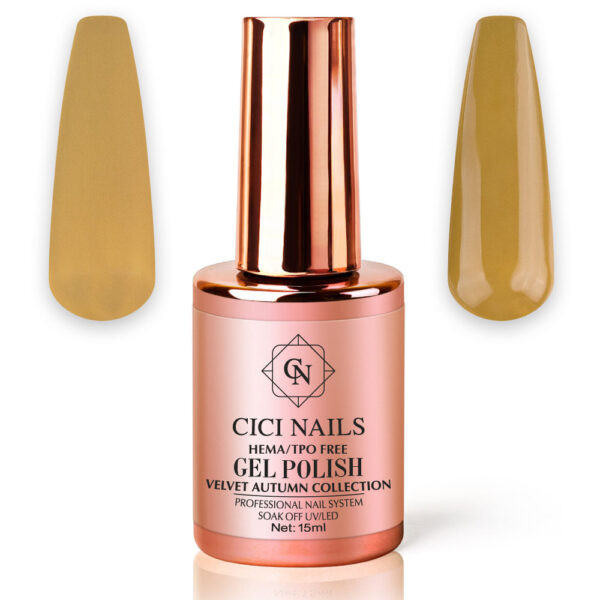 259 golden dusk 15ml prigušeni zlatno pješčani / karamel trajni lak