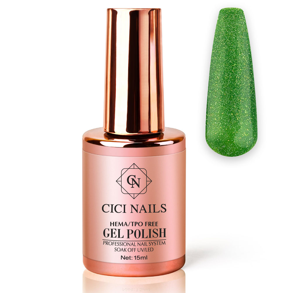 301 christmas tree 15ml zeleni trajni lak sa šljokicama