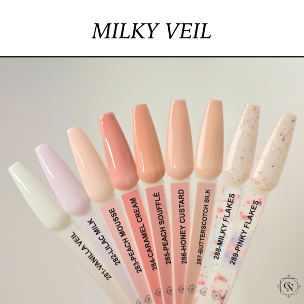 281 vanilla veil 15ml trajni lak u mliječno bijeloj nijansi cici nails
