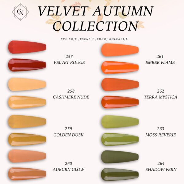 velvet autumn collection gel polish trajni lak