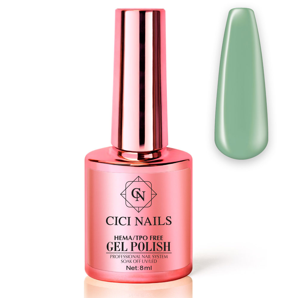 330 basil 8ml nježna biljna zelena nijansa trajnog laka cici nails