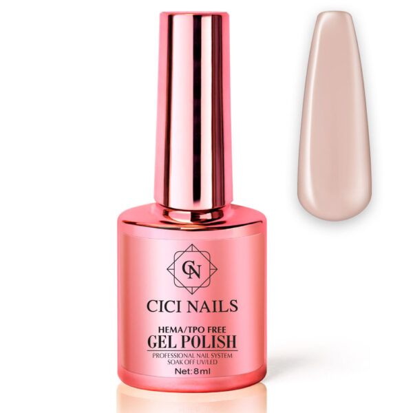 322 bebe nude 8ml nježni baby nude trajni lak cici nails