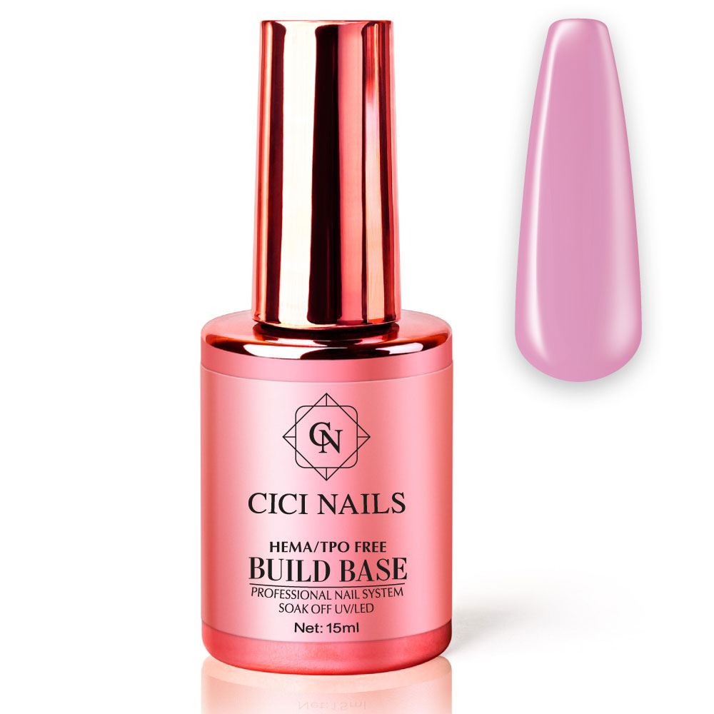 build base rose quartz 15ml cici nails