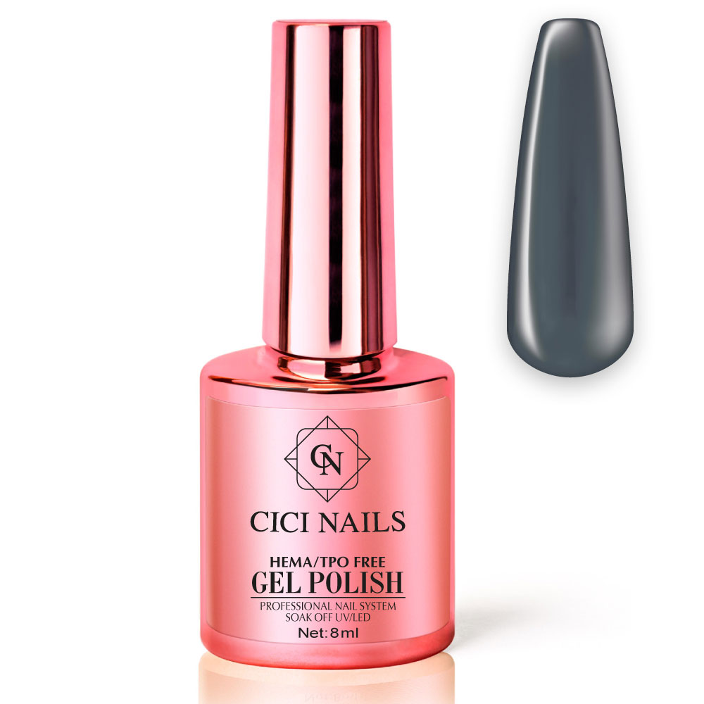318 charcoal gray 8ml luksuzni tamnosivi trajni lak cici nails