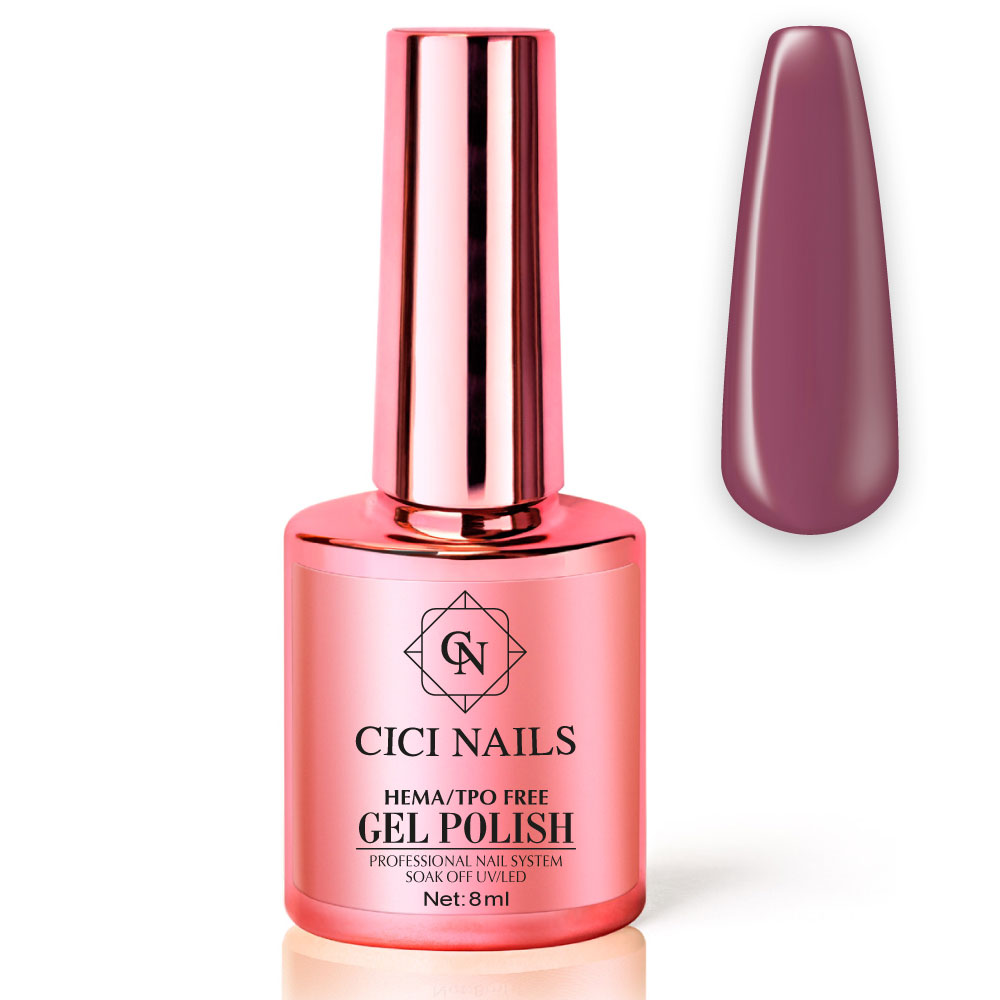 atena 8ml elegantna prigušena ružičasto vinska nijansa Cici nails